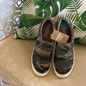 Mad Love Camo Canvas Loafers